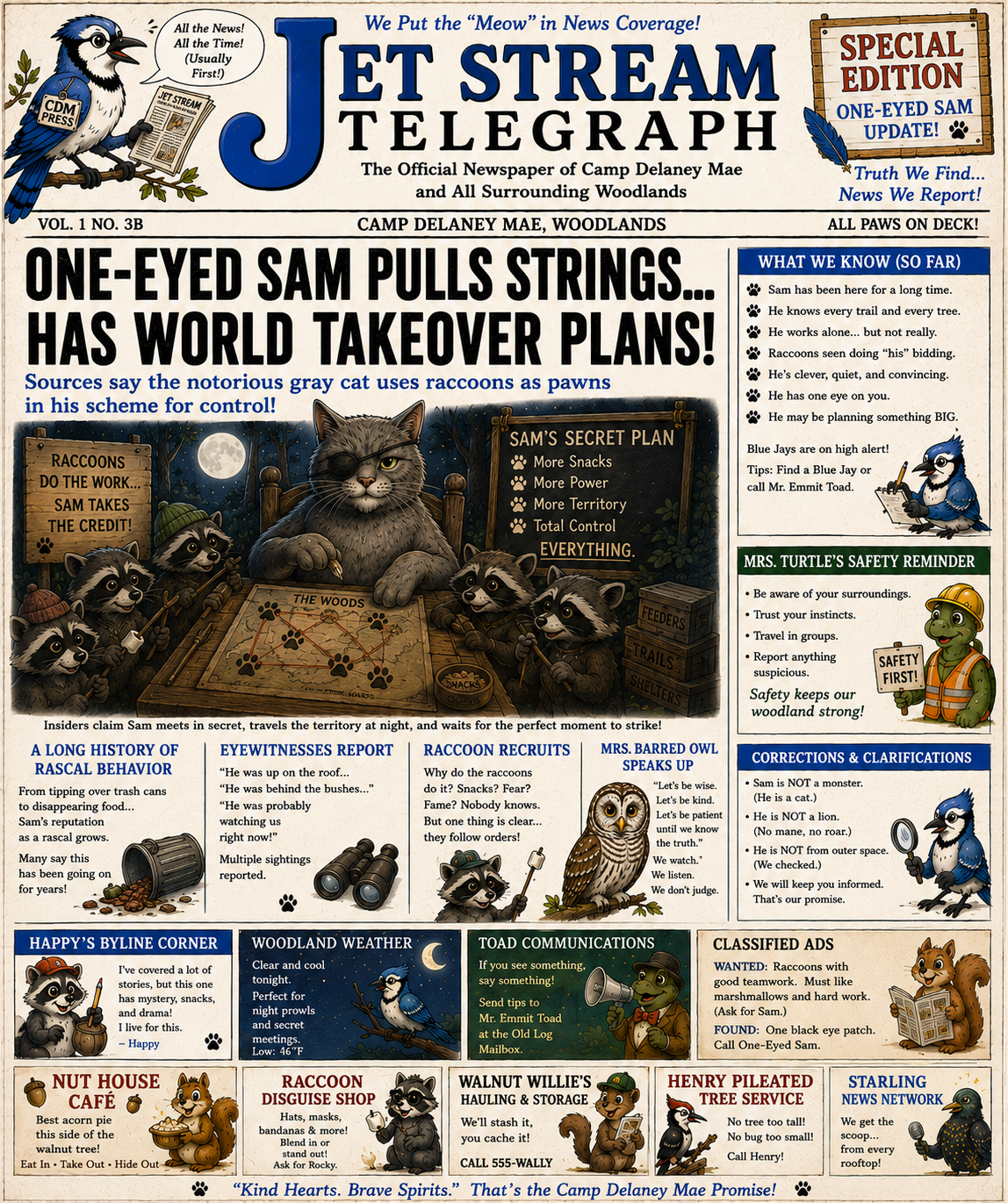 Jet Stream Telegraph - One-Eyed Sam Pulls Strings