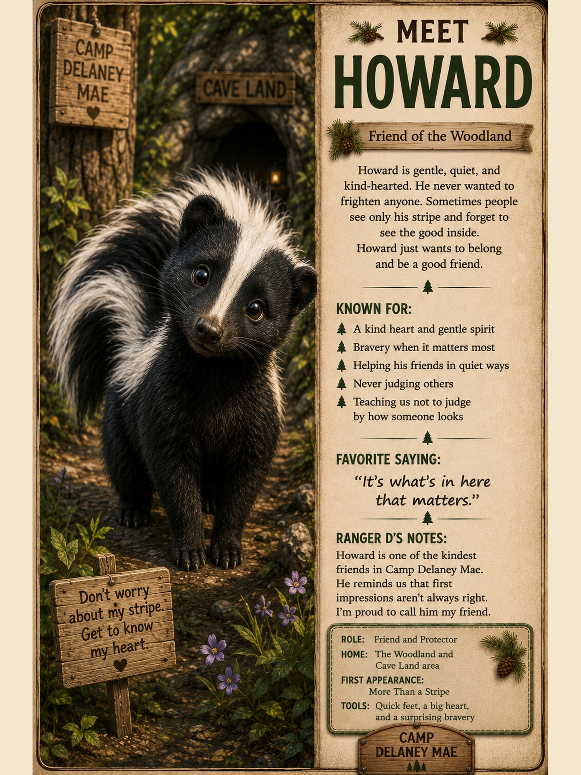 Howard character card