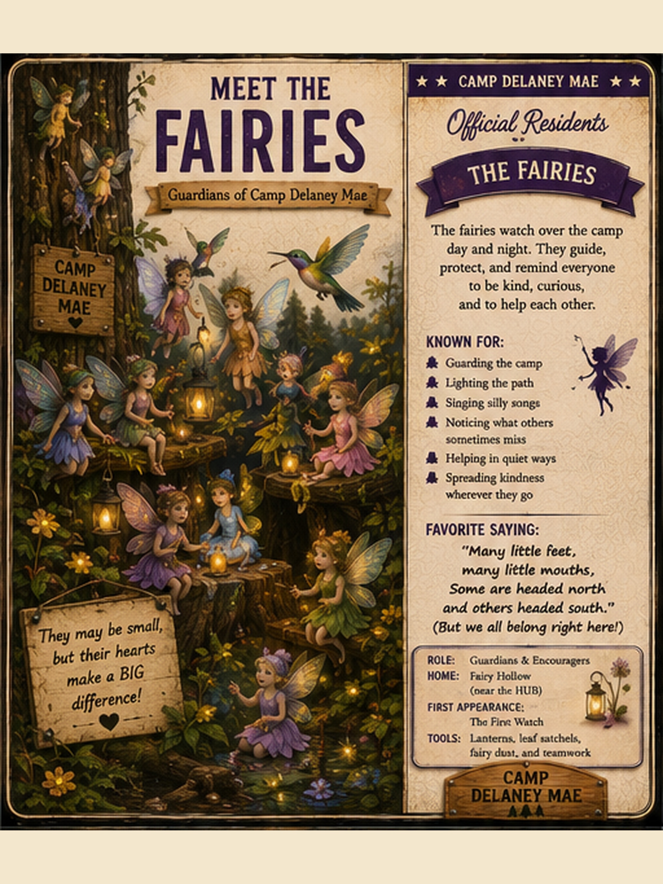 The Fairies character card