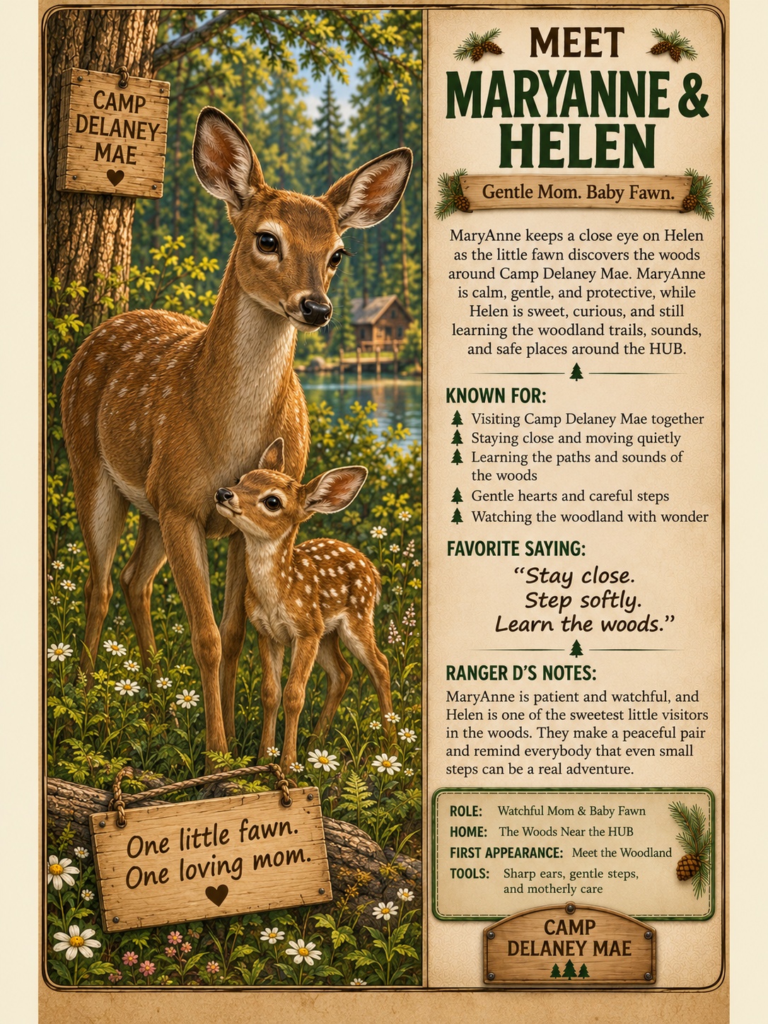 MaryAnne & Helen character card